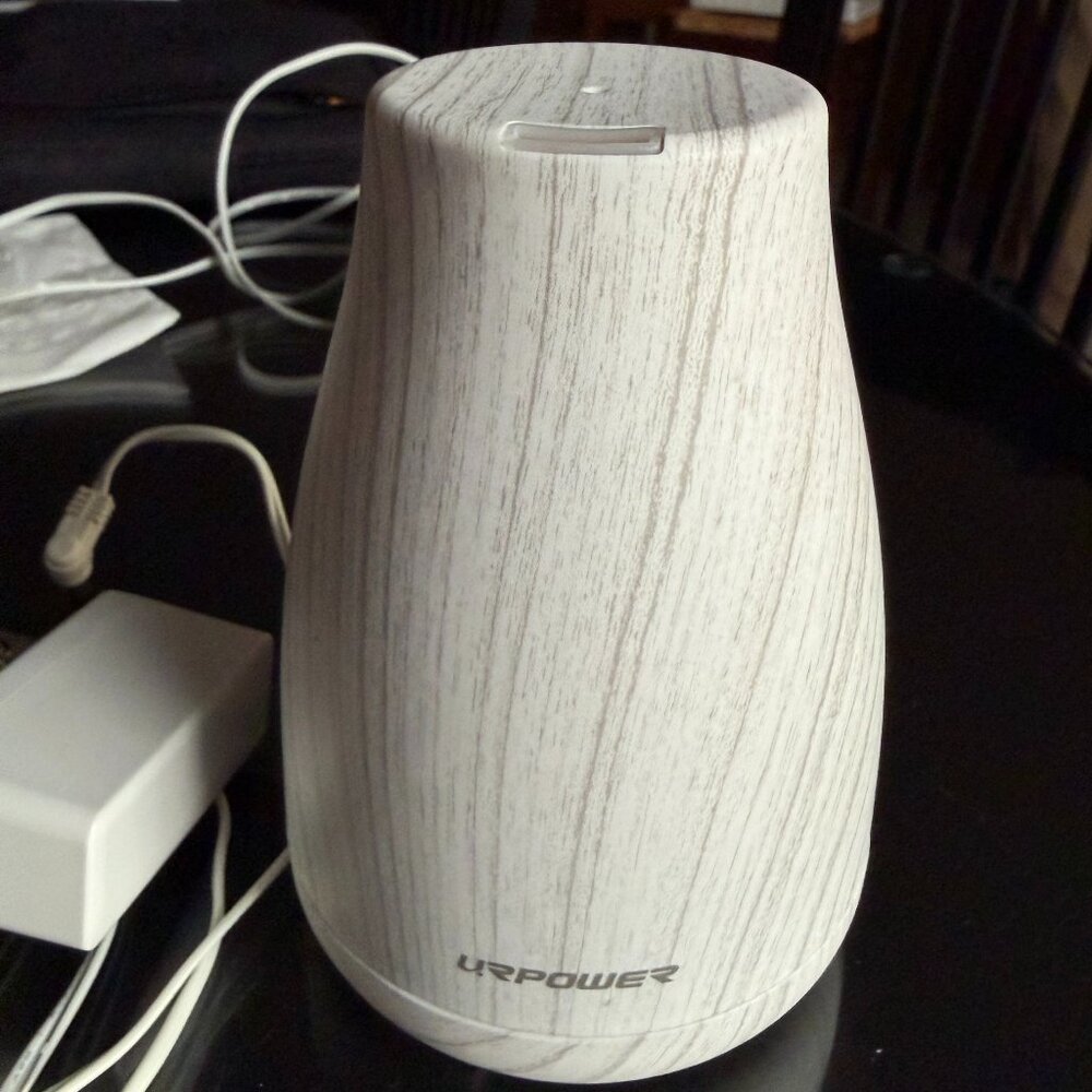 URPOWER Essential Oil Diffuser Mini Wood Grain Cool Mist Humidifier Aromatherapy